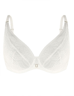 Кружевной бюстгальтер на косточках Mefemi DESIRE M bralette экрю