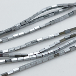 Гематит (имитация), цвет серебро, размер 2,7*1,4 мм, цена за 70 шт (1/2 нити)