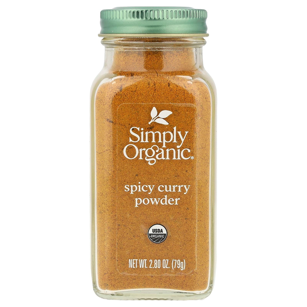 Simply Organic, Острый порошок карри, 79 г
