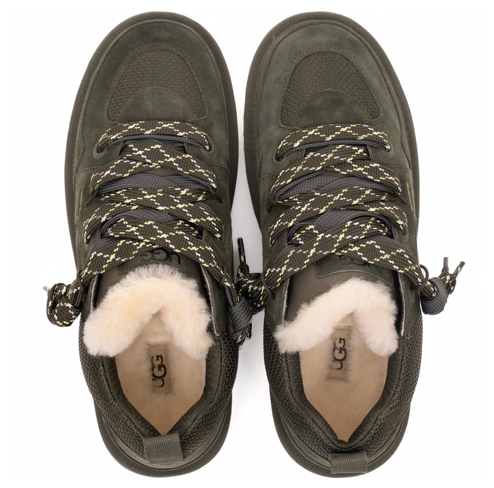 UGG Mens Lowmel Lo Sneaker Dark Green