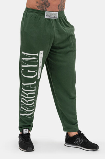 BEAST MODE ON ICONIC SWEATPANTS 186 Темно зеленые