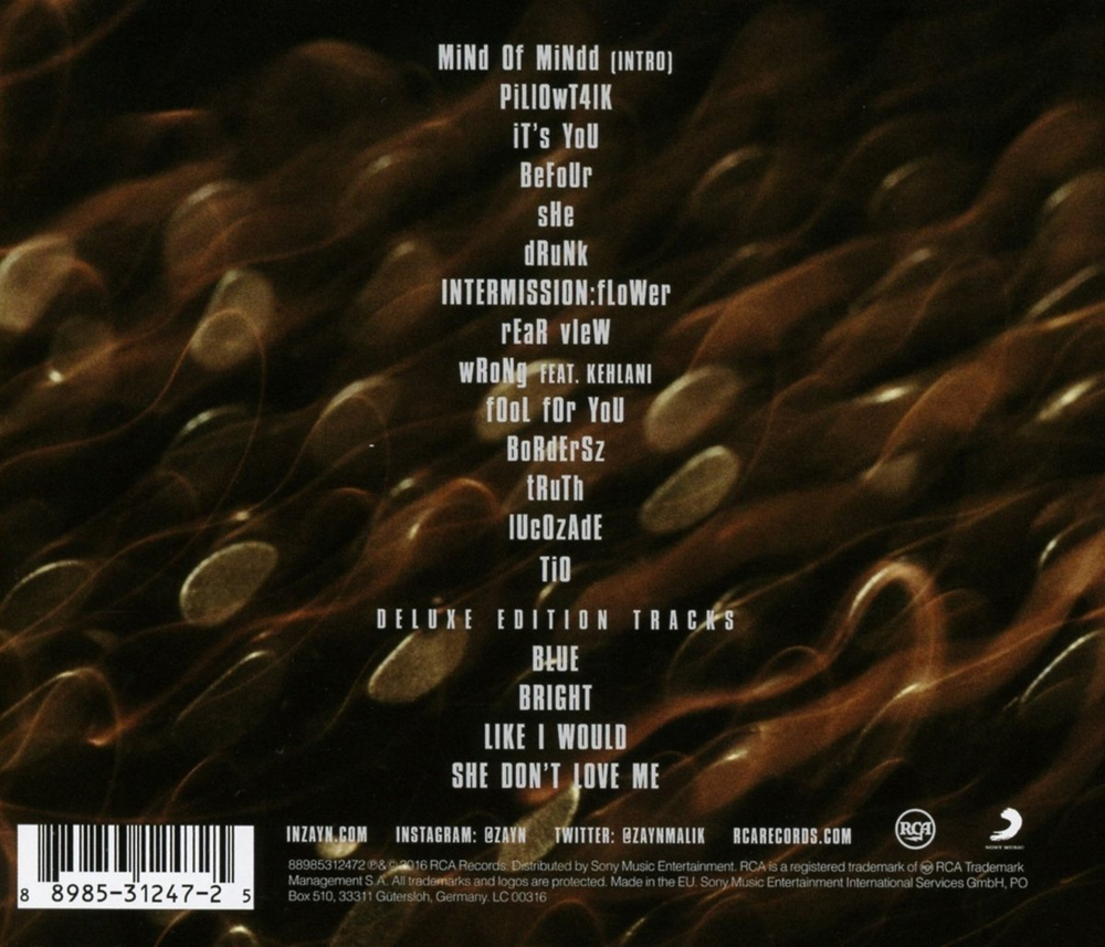 ZAYN / Mind Of Mine (CD)