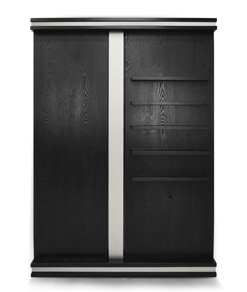 Киевница SOHO ясень/мдф/шпон (№7,Декор серебро,Manchester 45 Yellow green ш1,98м)