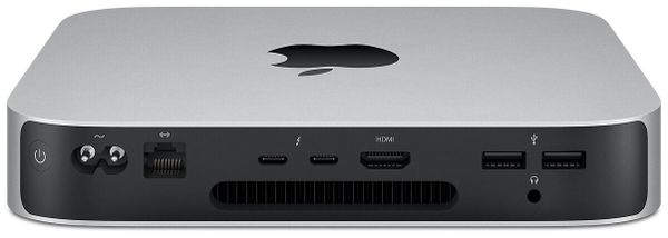 Неттоп Apple Mac Mini 2020 Tiny-Desktop/Apple M1/16 ГБ/1 ТБ SSD/Apple Graphics 8-core/OS X, серебристый (Z12P000M9, Z12P000B3)