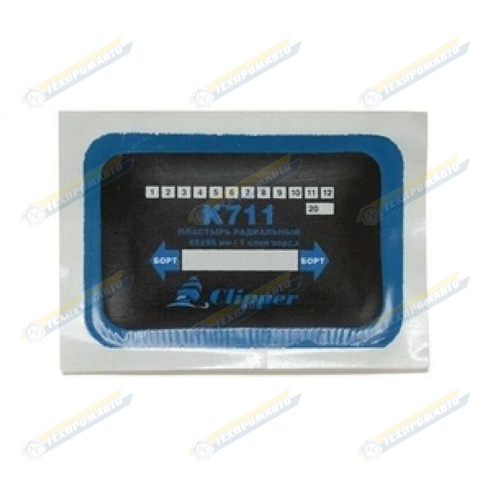 K711 Заплата 62*92мм/1сл.к.(10)