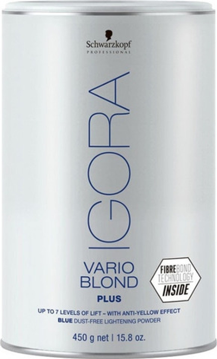 Schwarzkopf Professional Igora Vario Blond Plus - Обесцвечивающий порошок 450 г