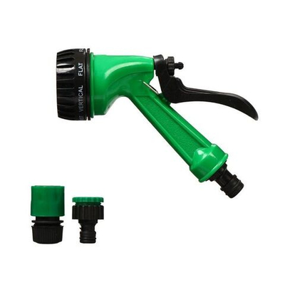 Набор для полива: пистолет, коннектор и штуцер (Цвет: не задано)