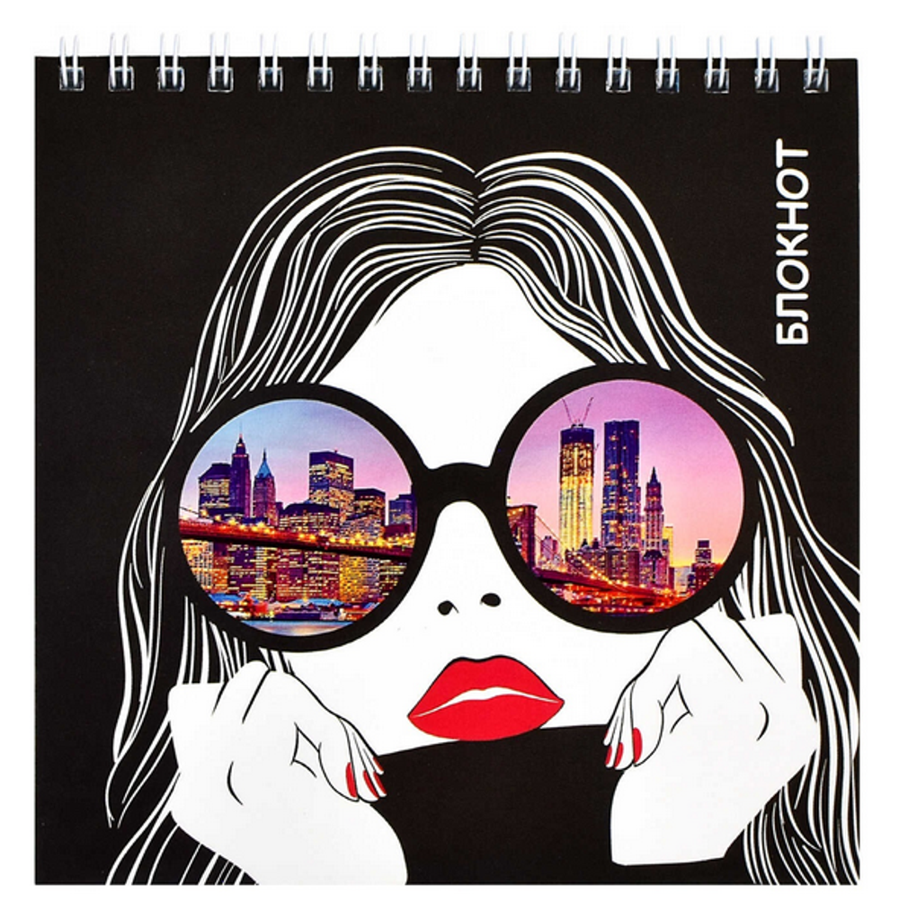 Блокнот 140х14 мм 60л "Мечты большого города" (Феникс+)