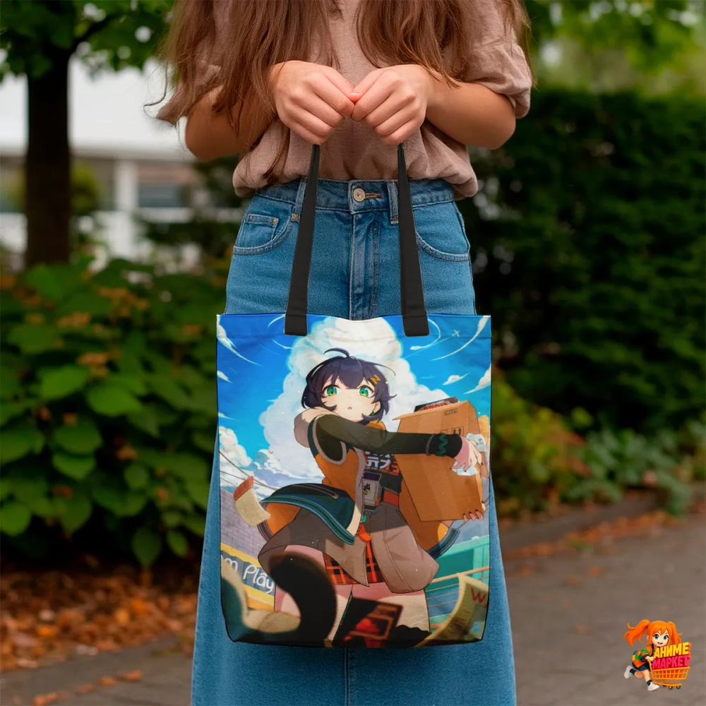 Сумка шоппер с принтом Zenless Zone Zero