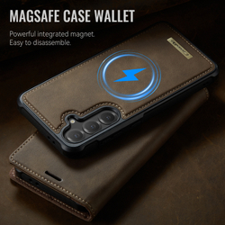 Чехол-кошелек CaseMe 2 in 1 MagSafe Samsung Galaxy S25+