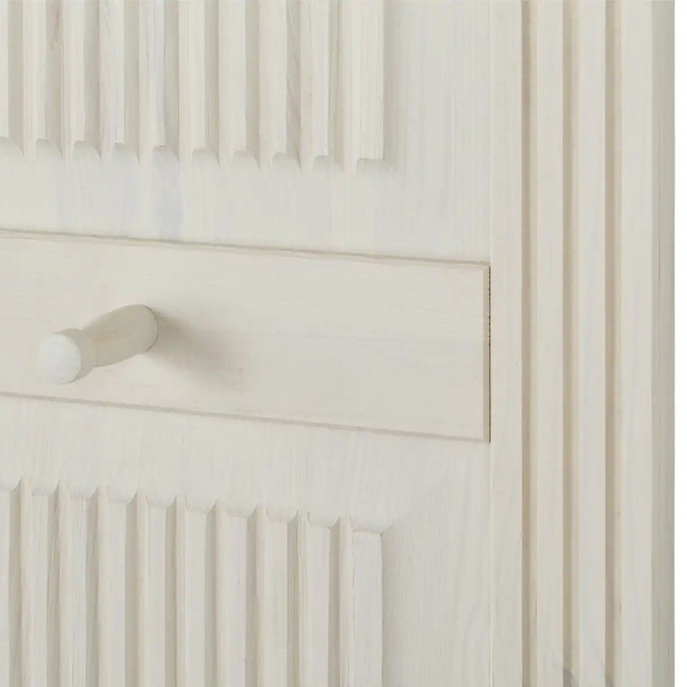 Вешалка настенная Хельсинки, большая, белый/антик