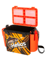 Ящик рыболовный зимний Helios FishBox TROUT оранжевый, с карманами (HS-FB-IML-19-O)