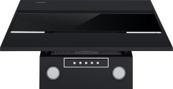 Каминная вытяжка Maunfeld BRIDGE 60 black glass black