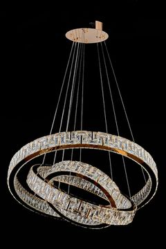 Подвесная люстра LE3048/800-3K GD золото Afina Leon