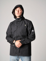 Парка мужская осень осенняя Город Горький черная желтый олень вышивка