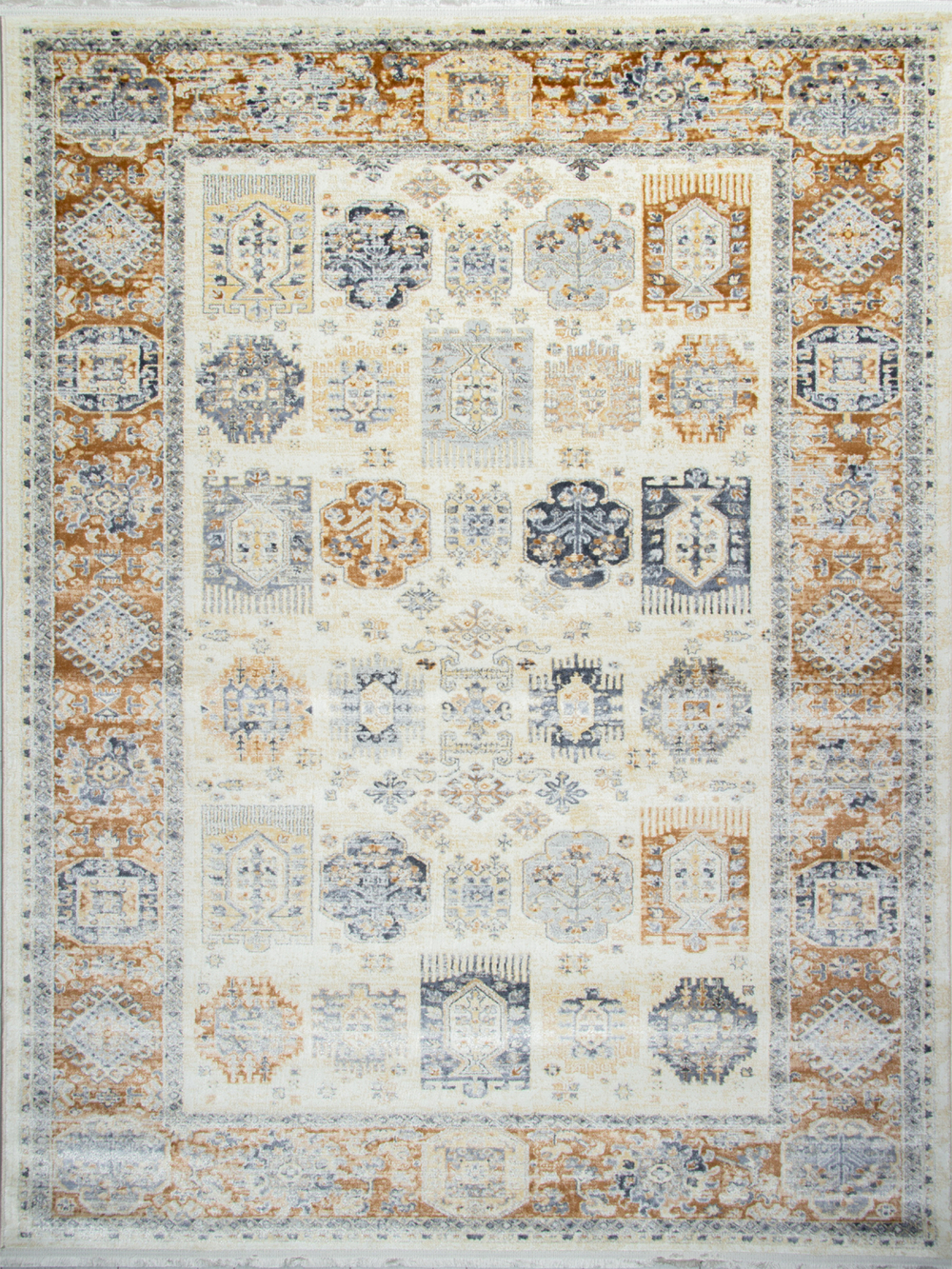 Ковер F596 - ORANGE - Прямоугольник - коллекция ZUMMA, размер 160*230см 
