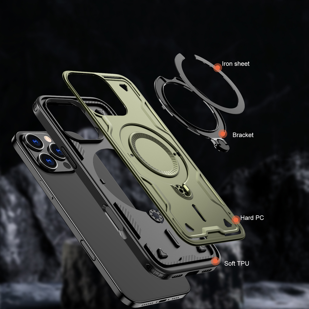 Чехол Magneto Case с кольцом для iPhone 16 Pro Max