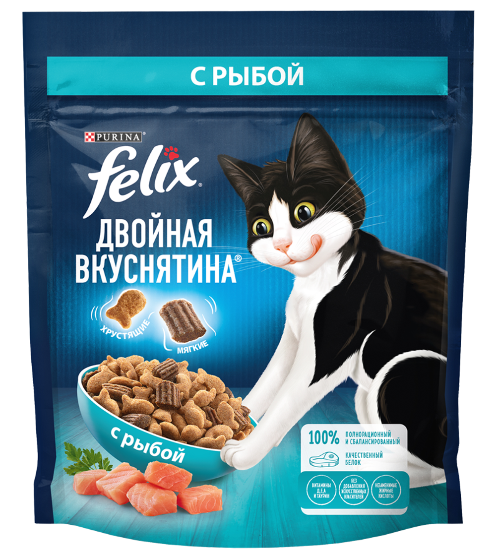 Феликс Двойная вкуснтина Рыба 200гр.