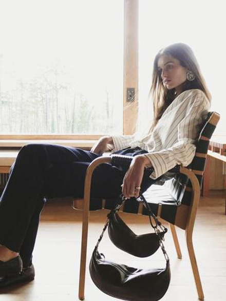 Massimo Dutti Трехцветная рубашка из струящейся ткани в полоску, белый