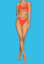 Раздельный женский купальник Miamelle (Размер: L) (Цвет: черный)