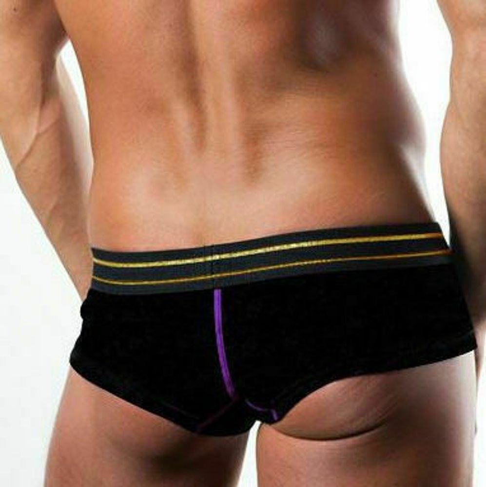 Мужские трусы хипсы TOOT Shiny Cup Boxer Black TT00021