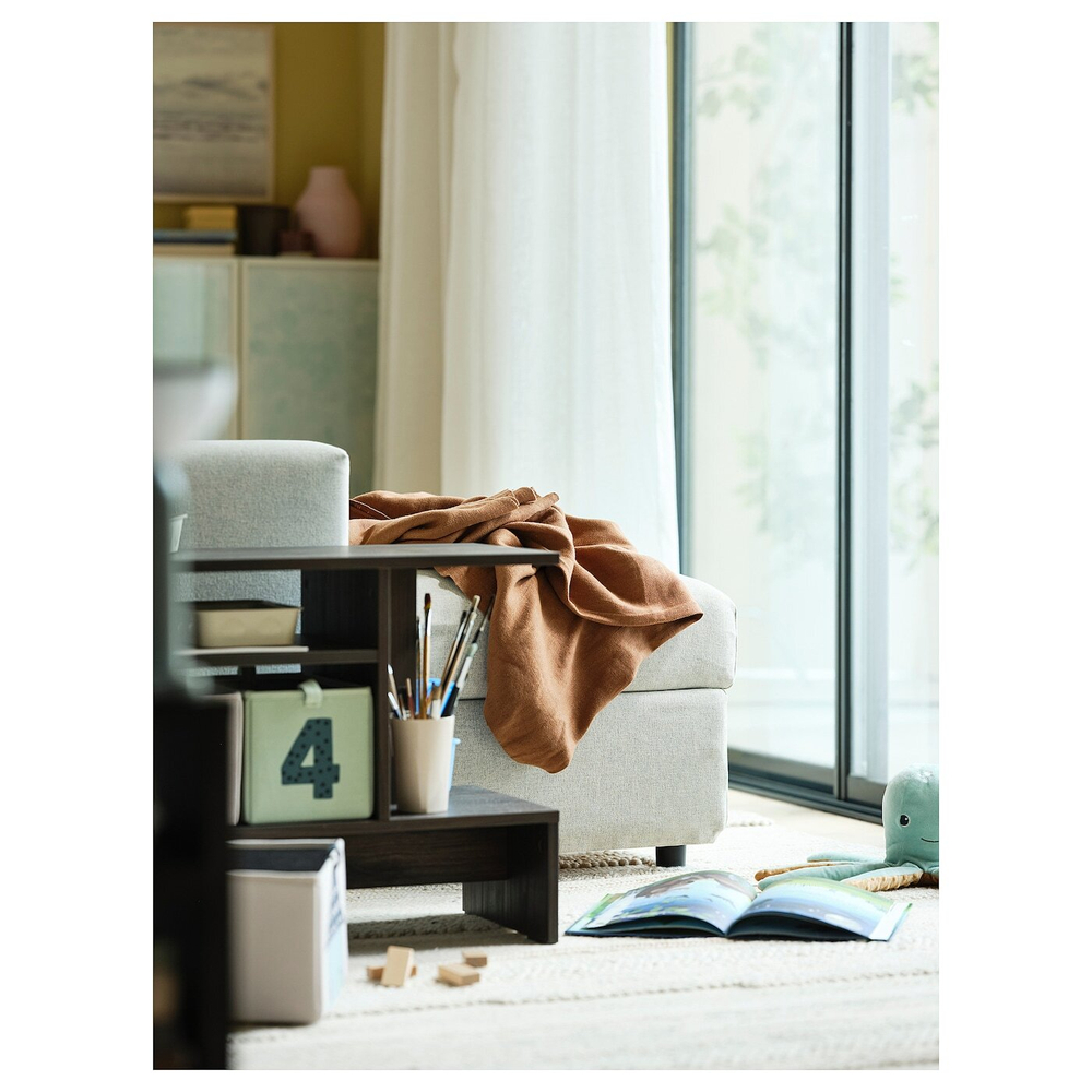 IKEA BARNDRÖM  (ИКЕА БАРНДРÖМ)  -  Коробка, 3 шт, зеленый синий/бежевый, 17x27x17 см