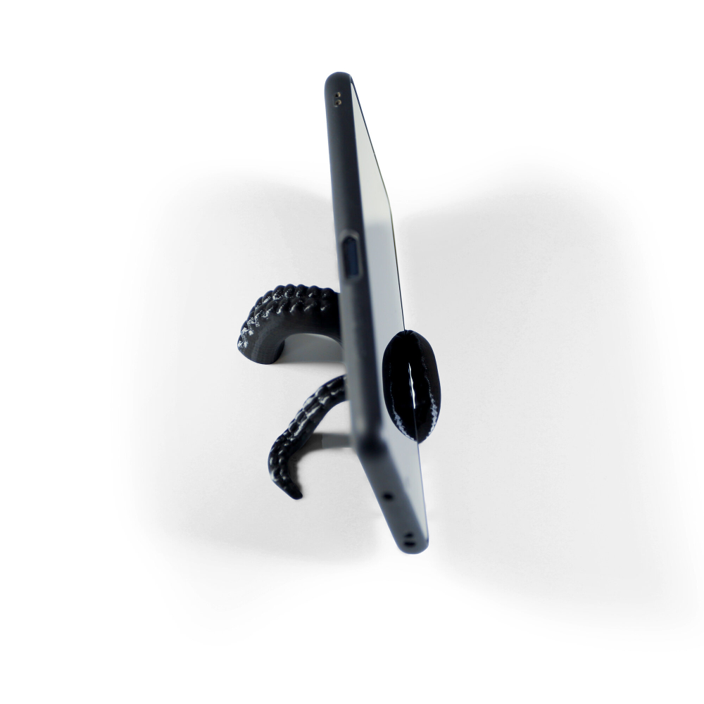 Держатель телефона в виде щупальца осьминога, черная