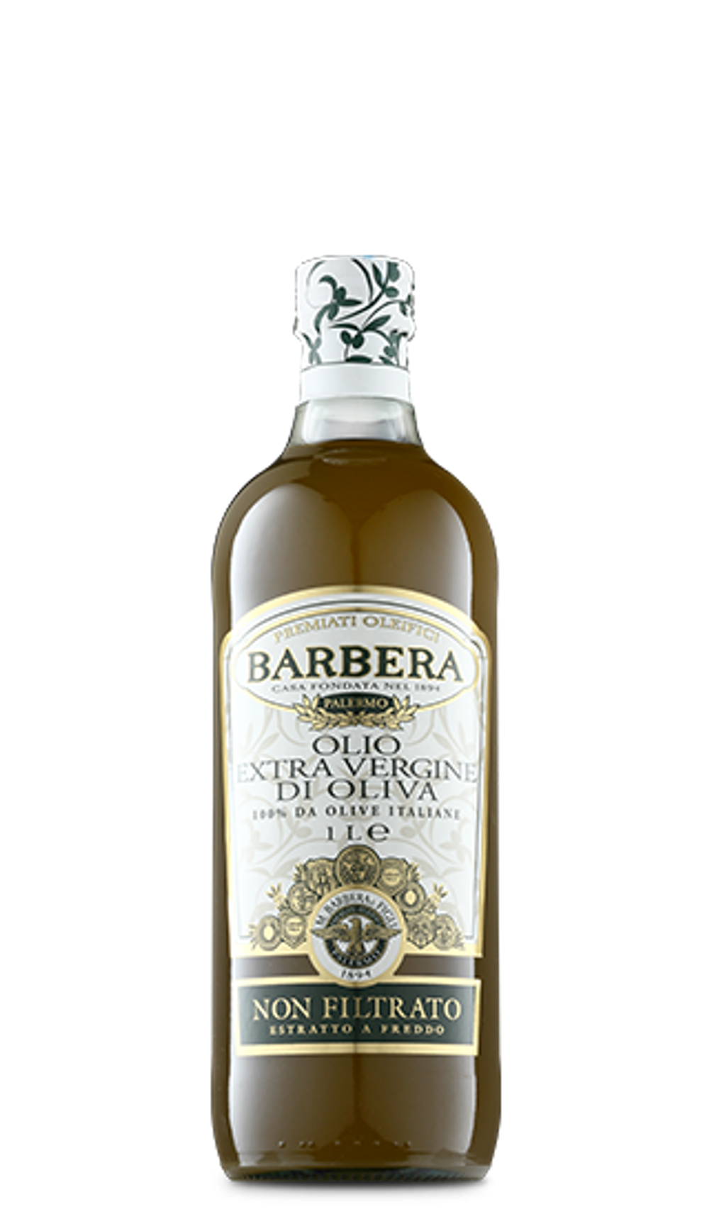 Оливковое масло BARBERA Non Filtrato (нефильтрованное) Extra Virgin 1 л Италия