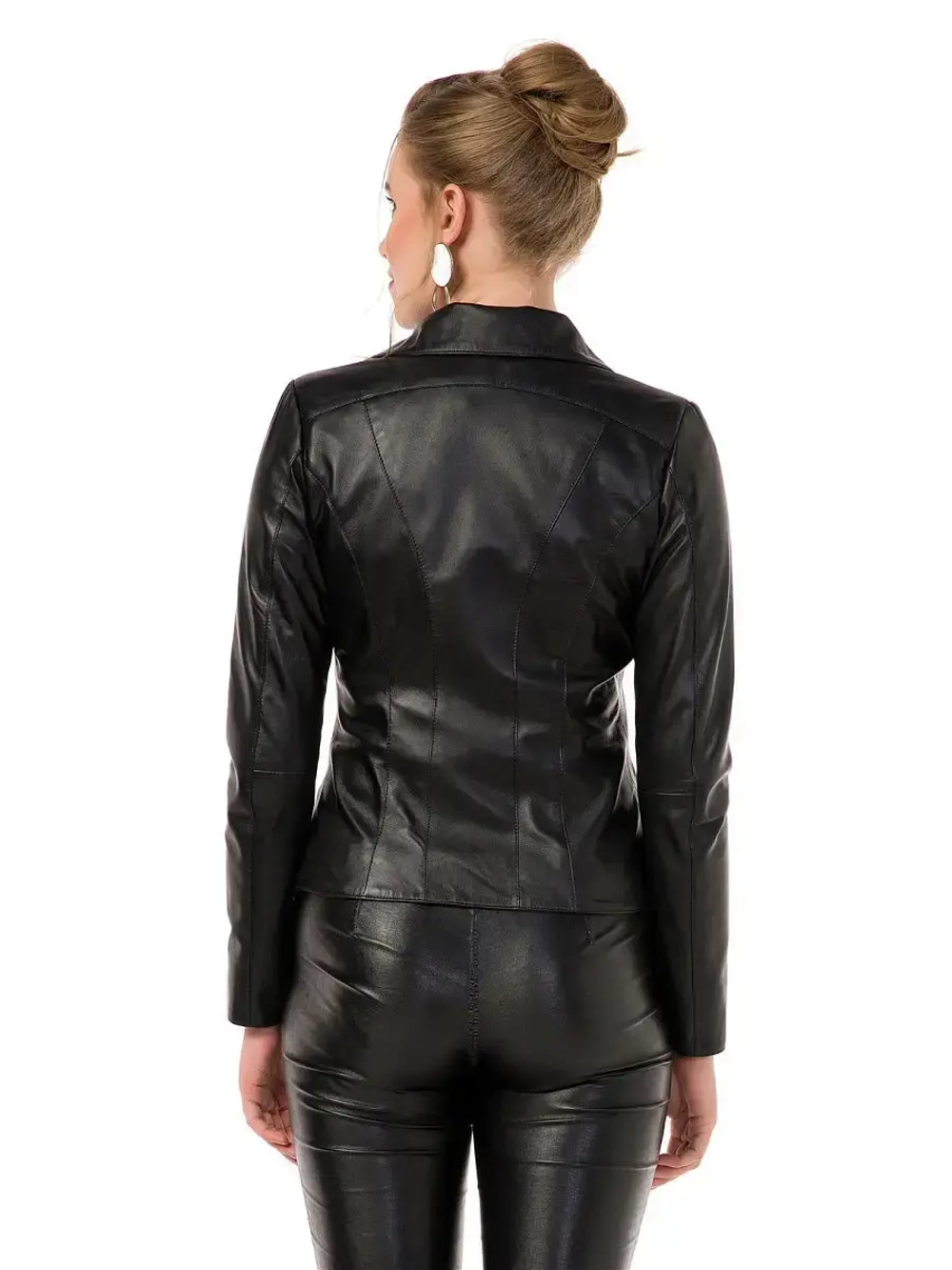 Косуха женская натуральная кожаная