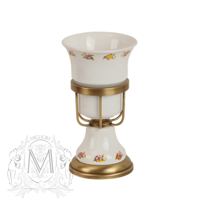 Стакан настольный Migliore Provance ML.PRO-60.512.BR керамика с декором, бронза