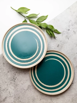 Тарелка с бортиками, Океан, диаметр 20,8 см - 6 шт.