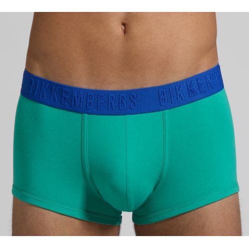 Мужские трусы хипсы (белый, черный, морская волна) набор 3 в 1 Bikkembergs EMBOSSED BKK51UTR24TR/3