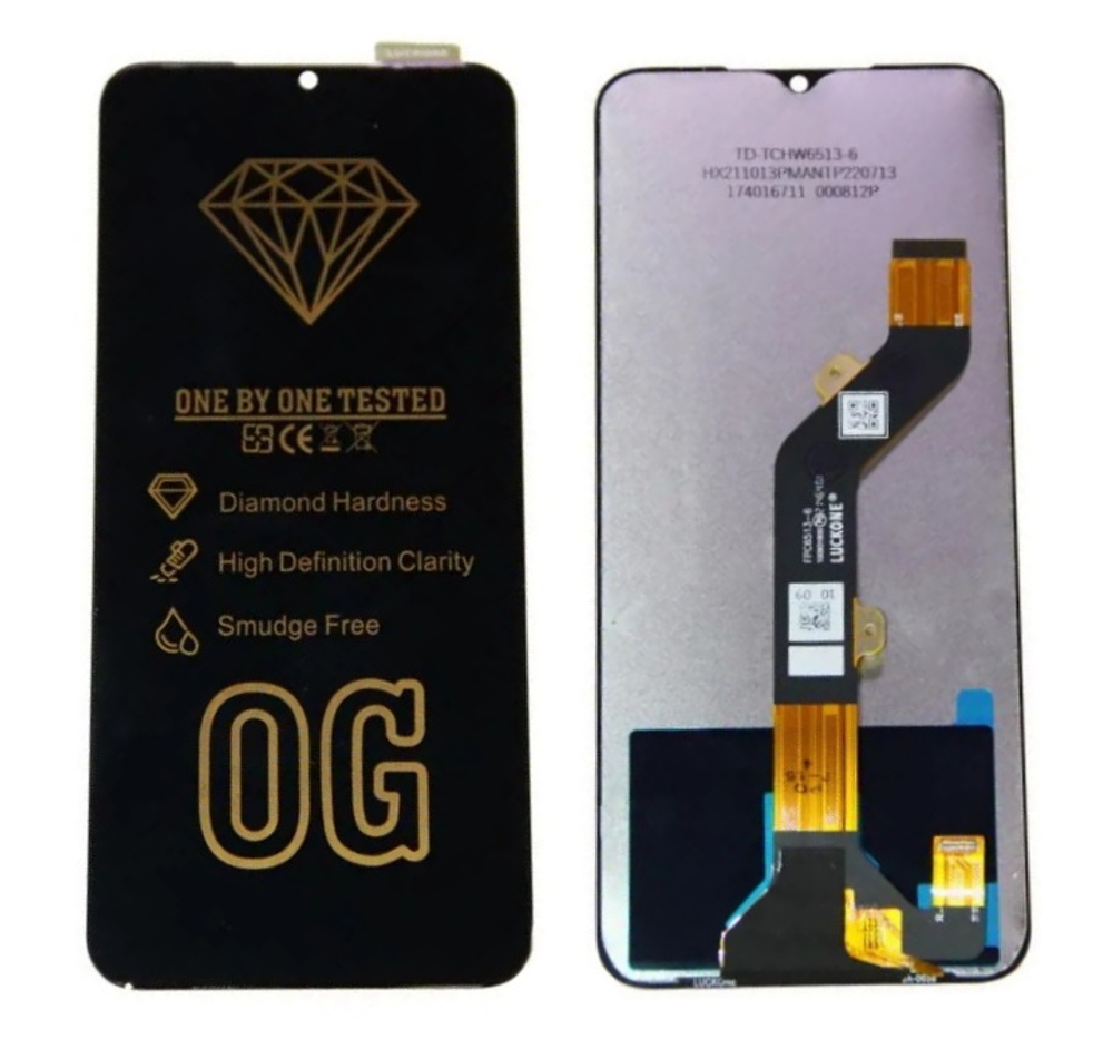 Дисплей для Tecno Spark Go 2022 с тачскрином Черный