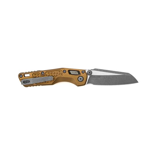 Нож Microtech MSI Mini 210M-10APFRTA с клинком из стали M390MK, рукоять Алюминий