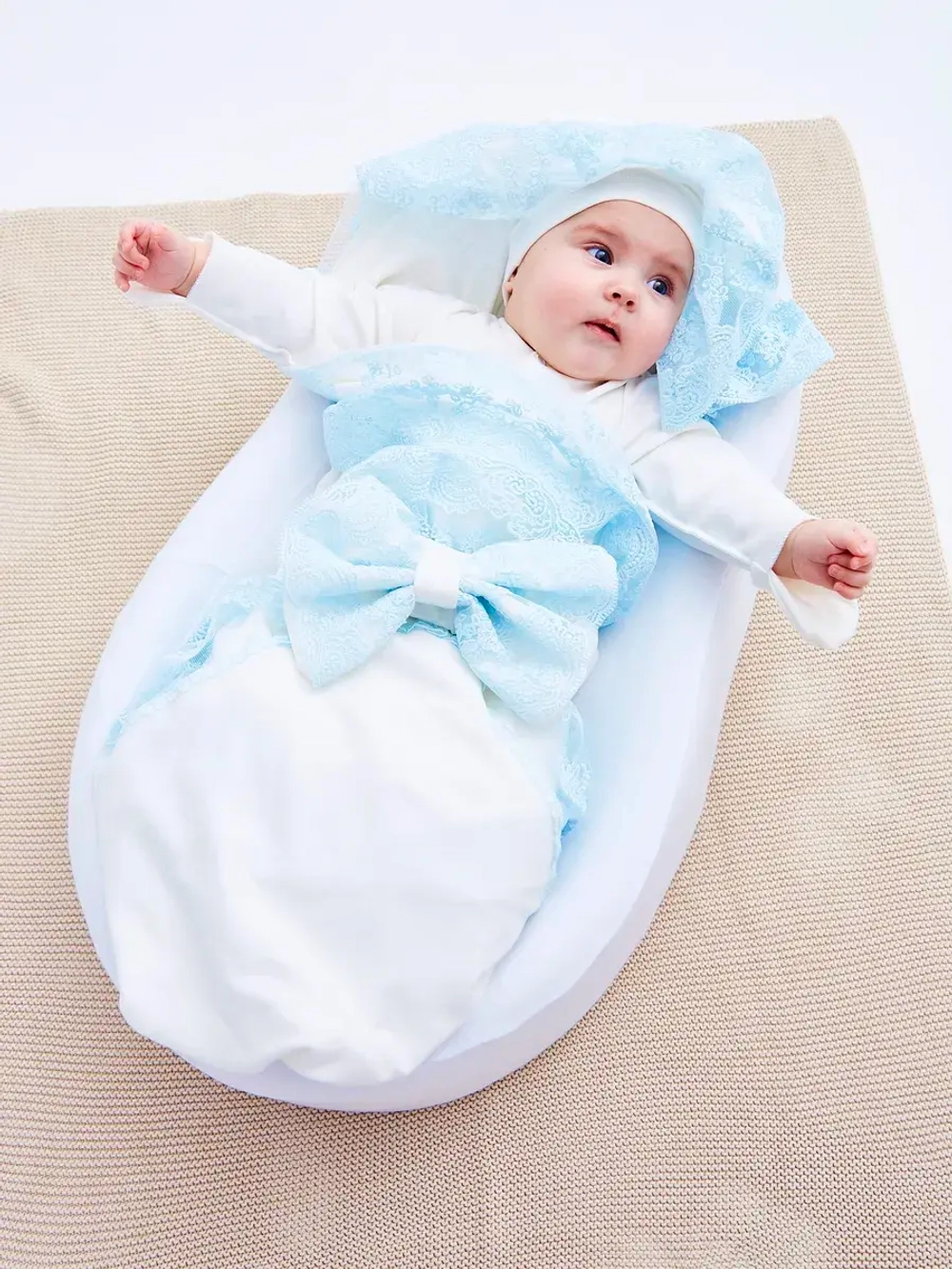 Плед для новорожденных конверт летний