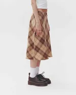 Юбка One Two Midi Beige