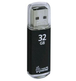 Флеш-накопитель USB  32GB  Smart Buy  V-Cut  чёрный