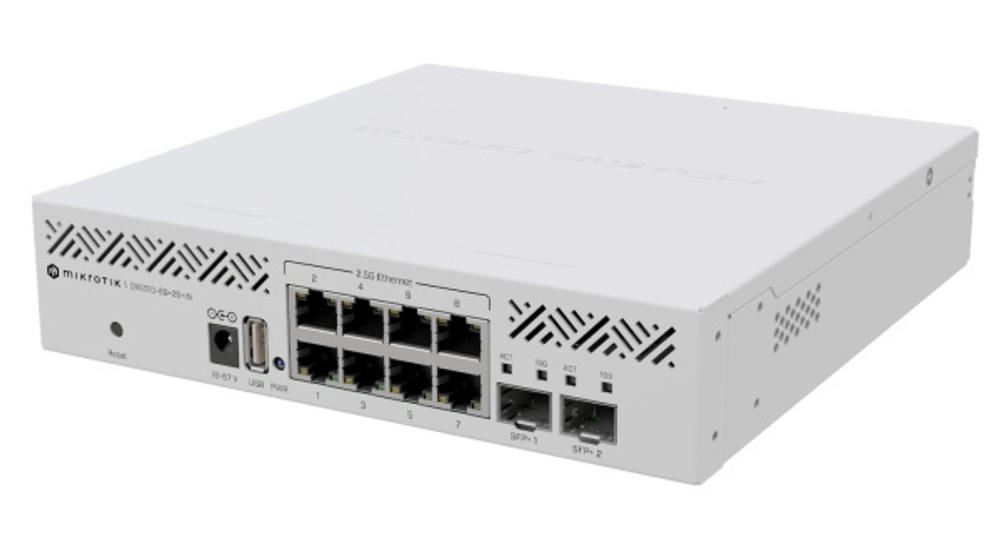 Коммутатор управляемый Mikrotik CRS310-8G+2S+IN