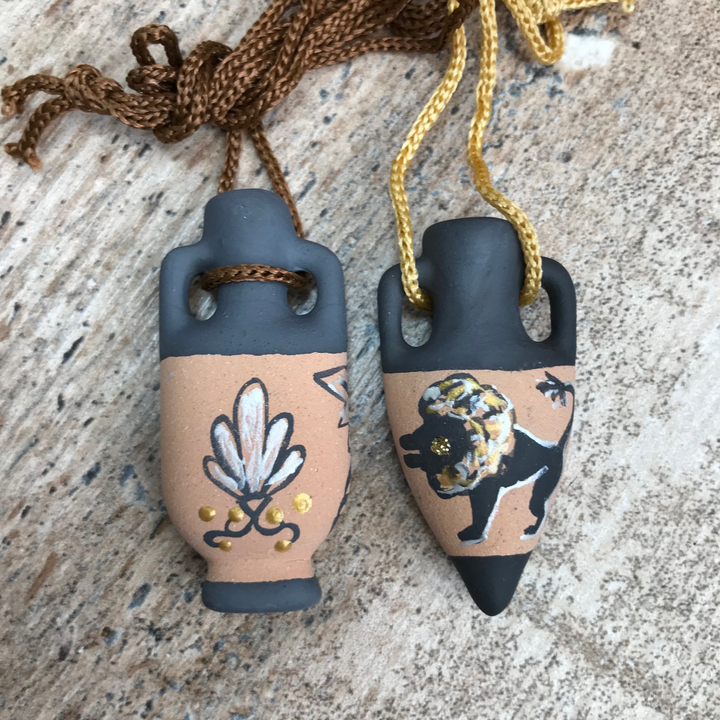 Аромакулон Греция, ручная роспись, узор микс