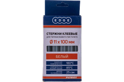 Стержни клеевые EDGE by PATRIOT 11*100мм белые, упаковка 10шт