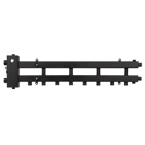 Блок коллекторный Royal Thermo на 4 (5) выходов (сверху/снизу) стрелка 60 кВт, с кронштейнами