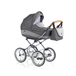 Детская коляска 3 в 1 Roan Emma E-60 (Серый/Светло-серый)
