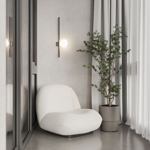 Настенный светильник с матовым плафоном Frost