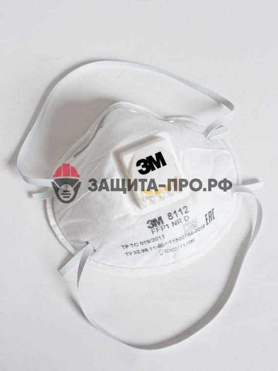 Респиратор 3M 8112, FFP1, с клапаном выдоха