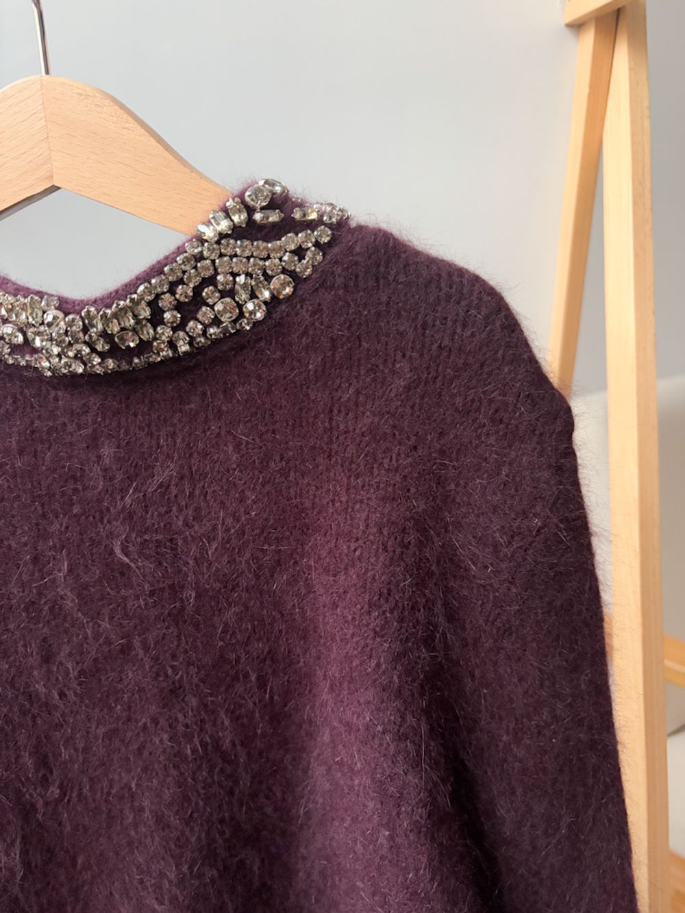 Шерстяной джемпер с ангорой Ermanno Scervino, 140