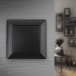 Выключатель Intro Solo 4-101-05 одноклавишный 10А-250В, IP20, СУ, антрацит