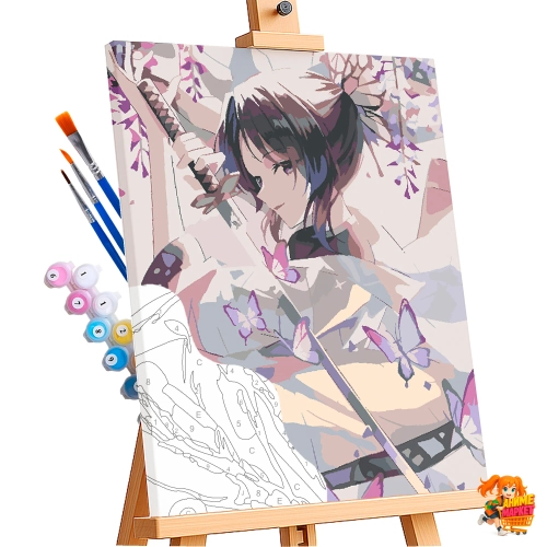 Картина по номерам Клинок рассекающий демонов Шинобу Кочо