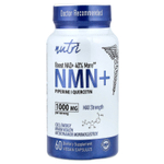Nutri, NMN+, максимальная сила действия, 60 веганских капсул
