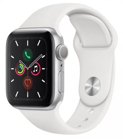 Apple Watch 5 44mm Aluminium Case with Sport Band серебряный