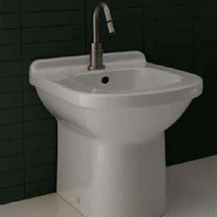 Биде приставное AXA Due 57х37х45, белое 1502001